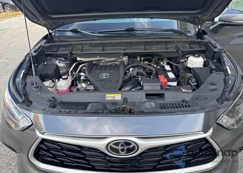 2023 Toyota Highlander Le из США, поврежденный, VIN 5TDKDRAHXPS500647